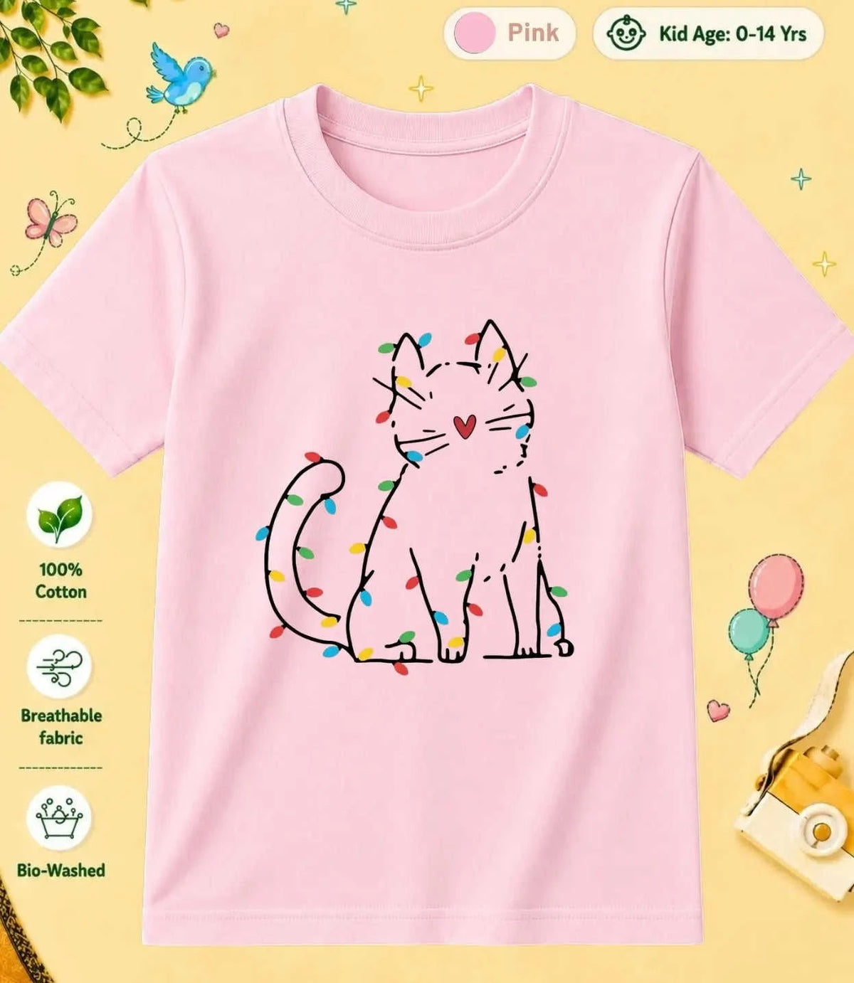 1 December Special Day Kid Cotton Tee Swiftsoul