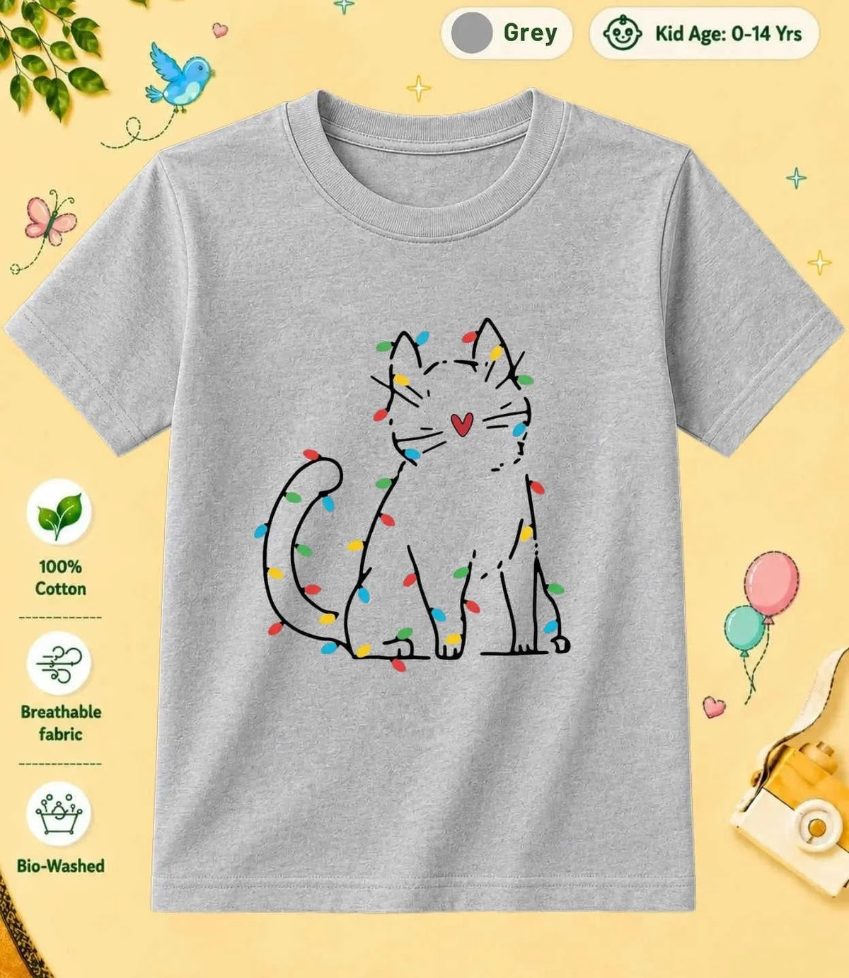 1 December Special Day Kid Cotton Tee Swiftsoul
