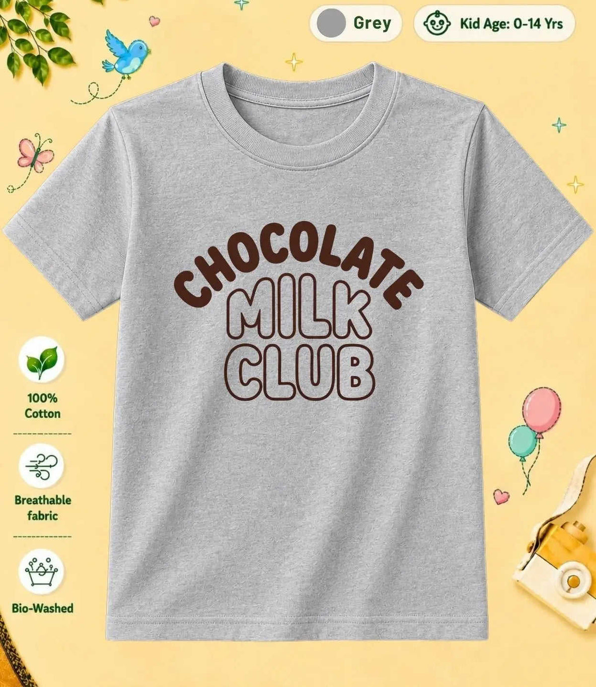 1 February Special Day Kid Cotton Tshirt Swiftsoul