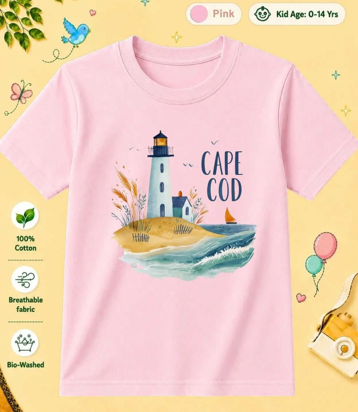 1 February Special Day Kid Cotton Tshirt Swiftsoul