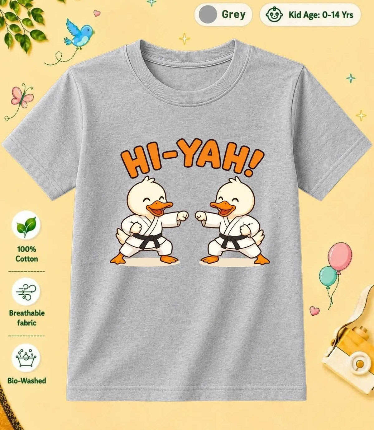 1 February Special Day Kid Cotton Tshirt Swiftsoul
