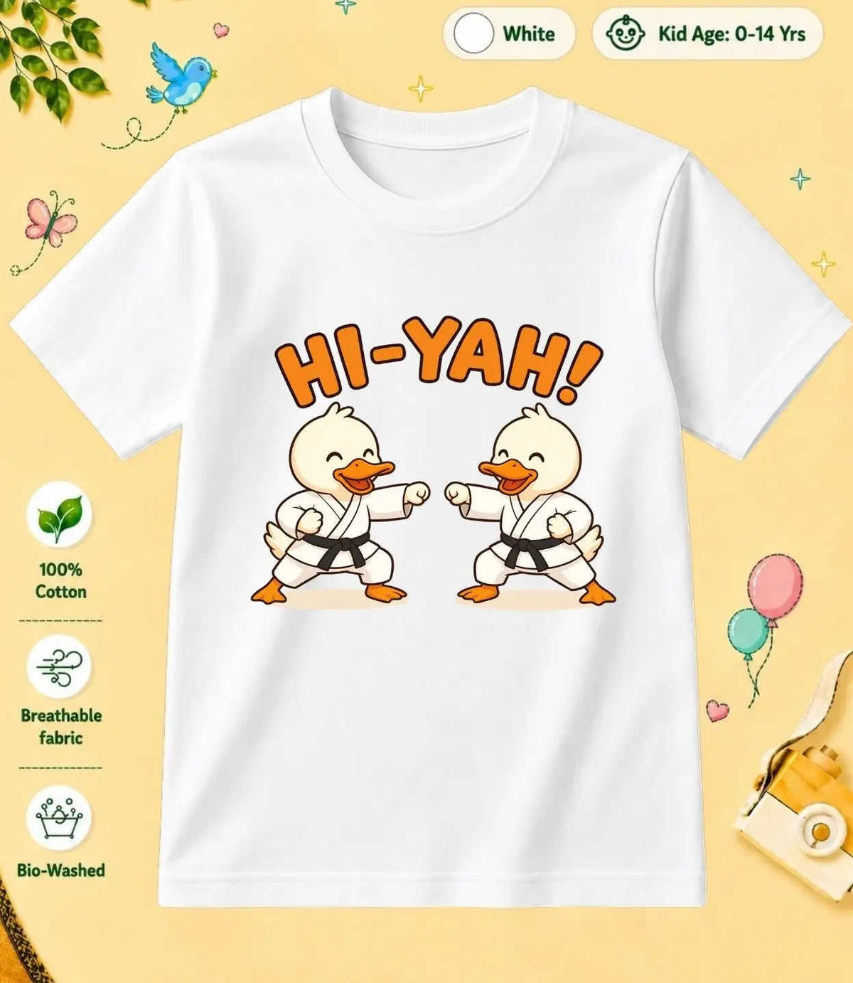 1 February Special Day Kid Cotton Tshirt Swiftsoul