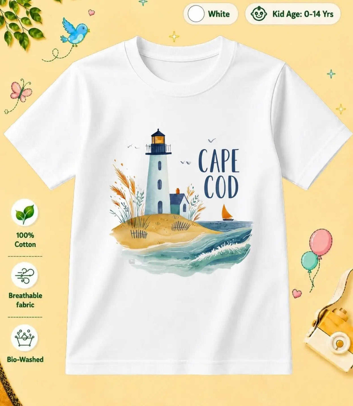 1 February Special Day Kid Cotton Tshirt Swiftsoul