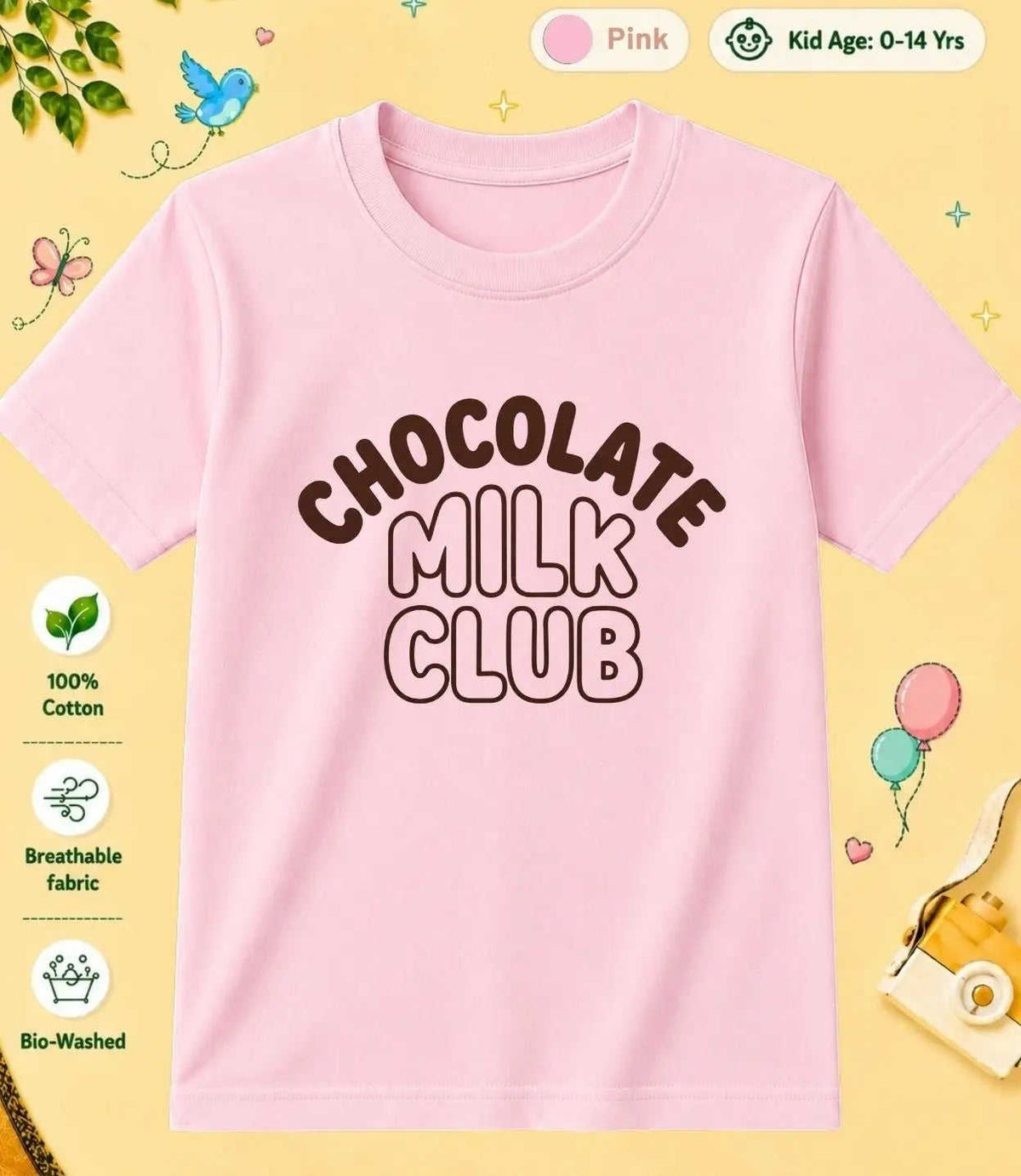 1 February Special Day Kid Cotton Tshirt Swiftsoul