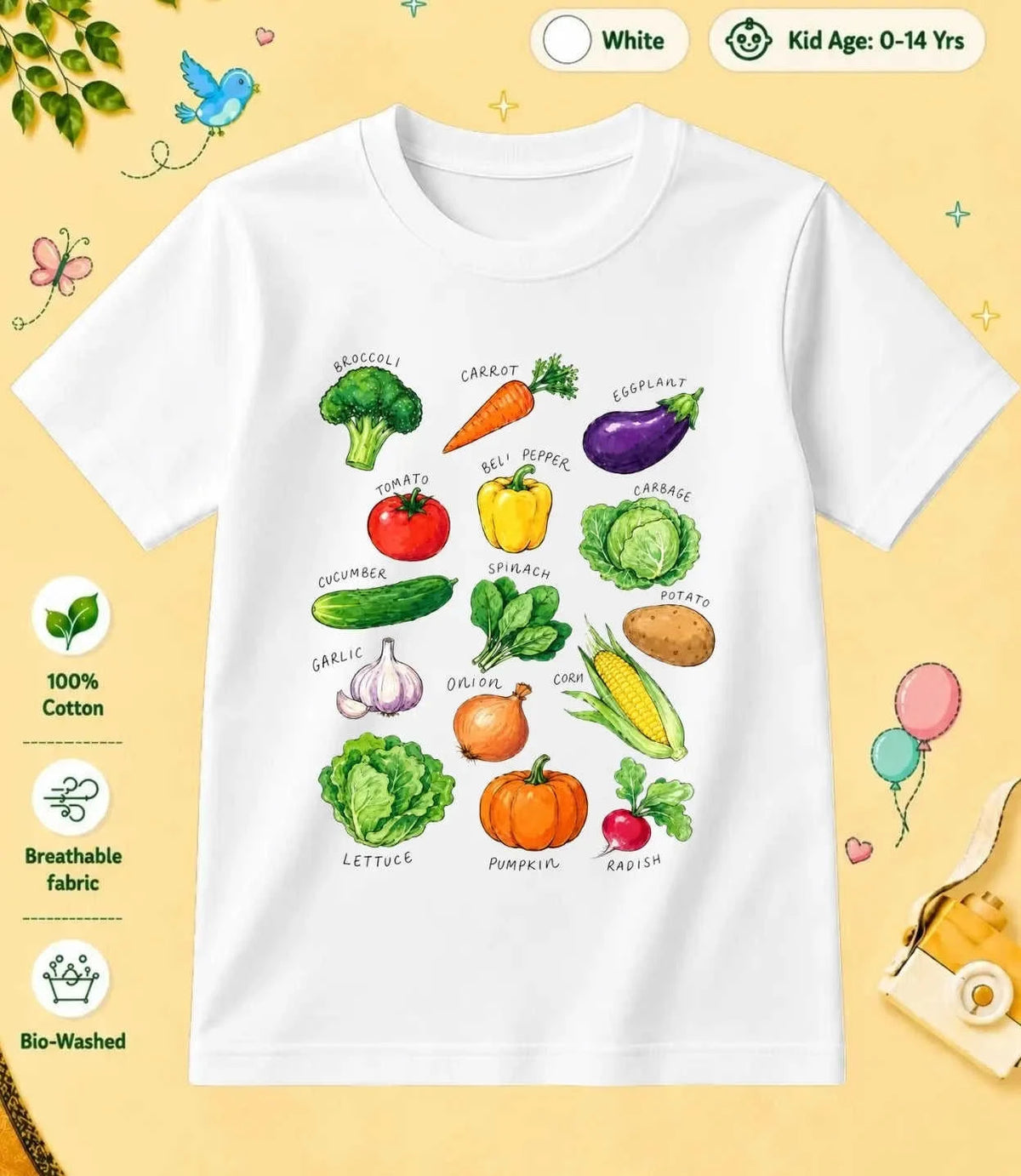 1 October Special Day Kid Cotton Tee Swiftsoul