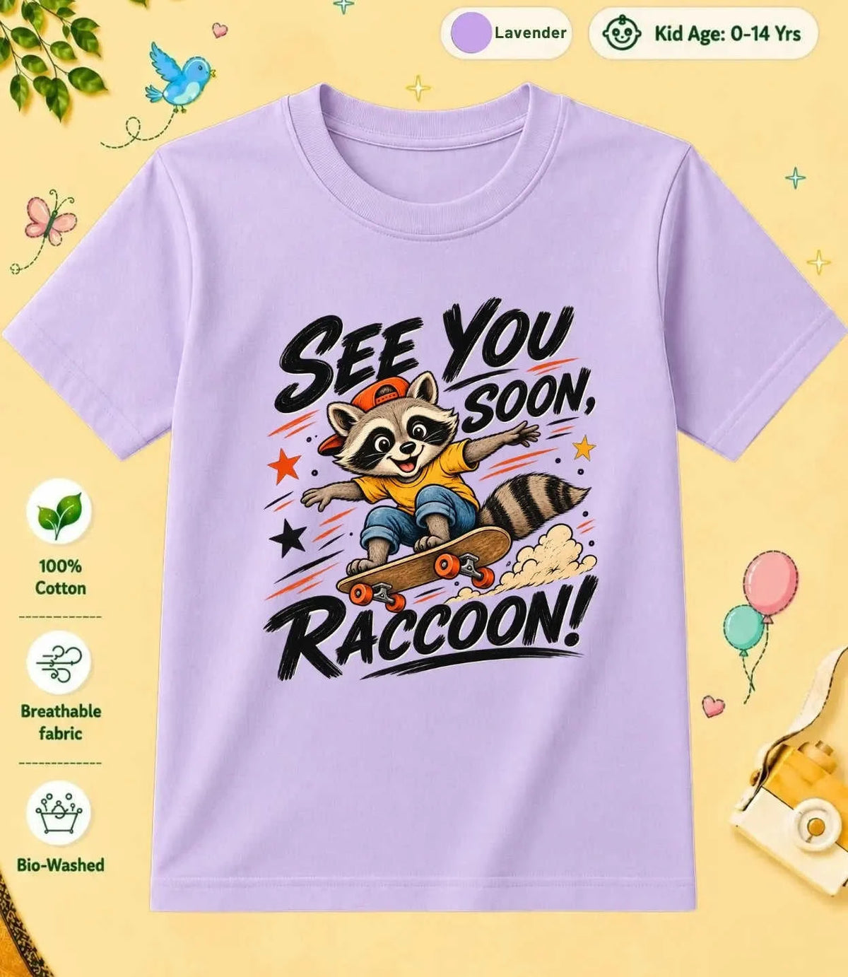 1 October Special Day Kid Cotton Tee Swiftsoul