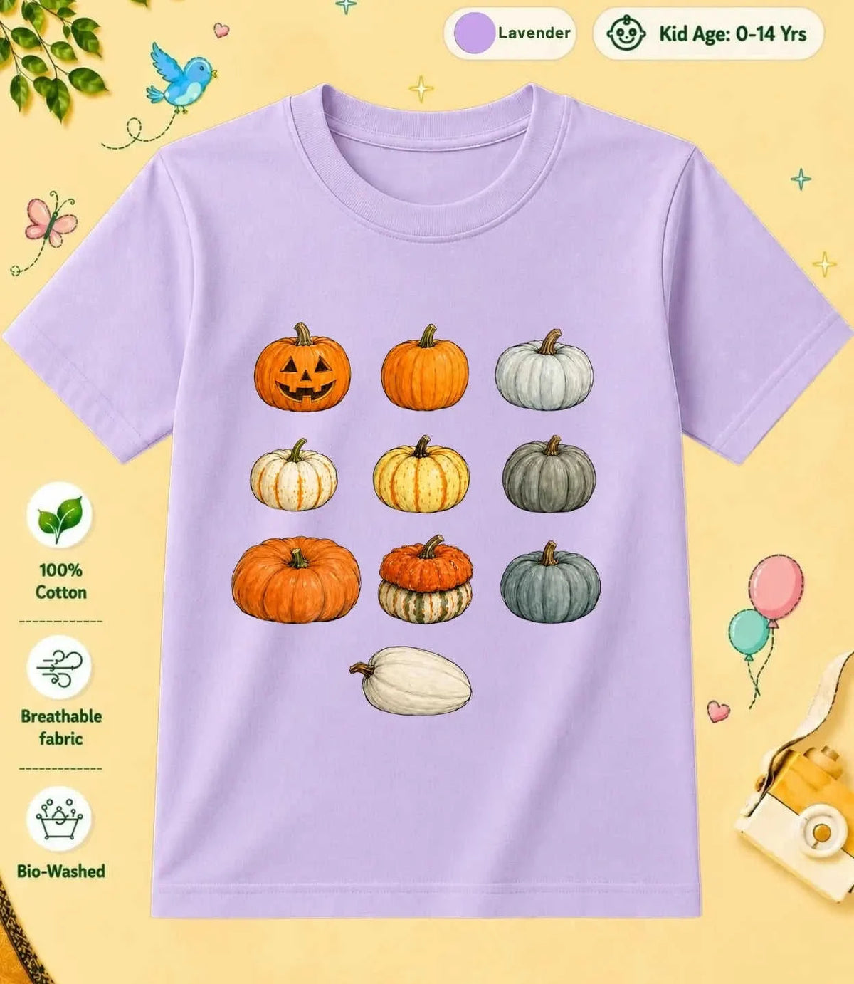1 October Special Day Kid Cotton Tee Swiftsoul