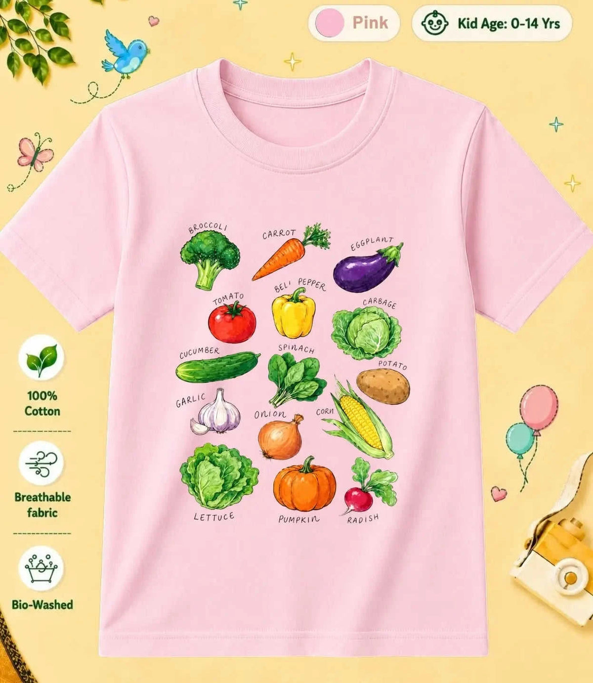1 October Special Day Kid Cotton Tee Swiftsoul