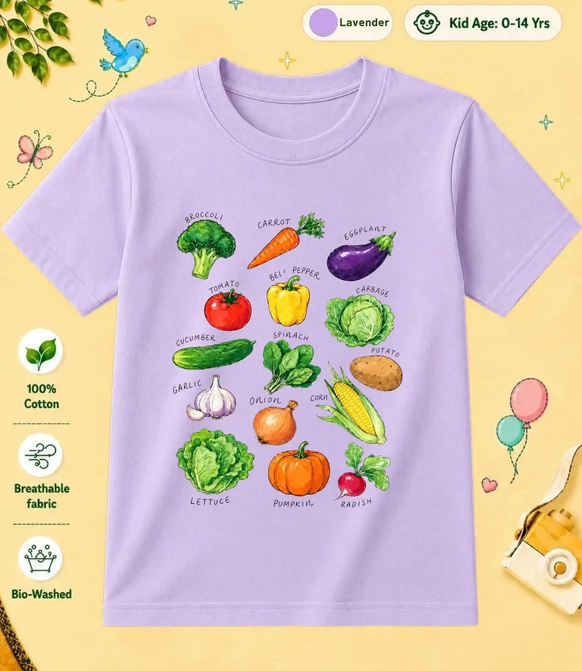 1 October Special Day Kid Cotton Tee Swiftsoul