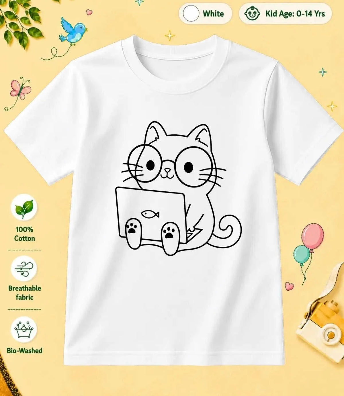 1 September Special Day Kid Cotton Tee Swiftsoul