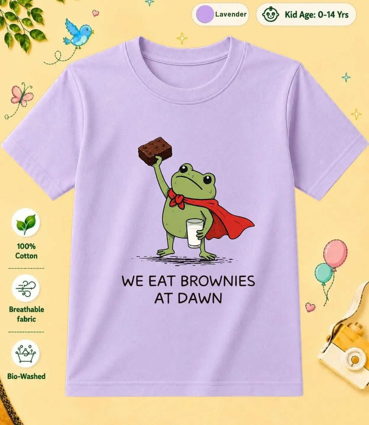 10 February Special Day Kid Cotton Tshirt Swiftsoul