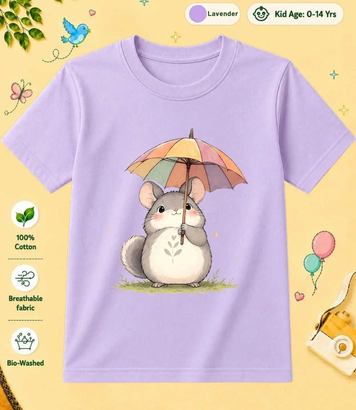 10 February Special Day Kid Cotton Tshirt Swiftsoul