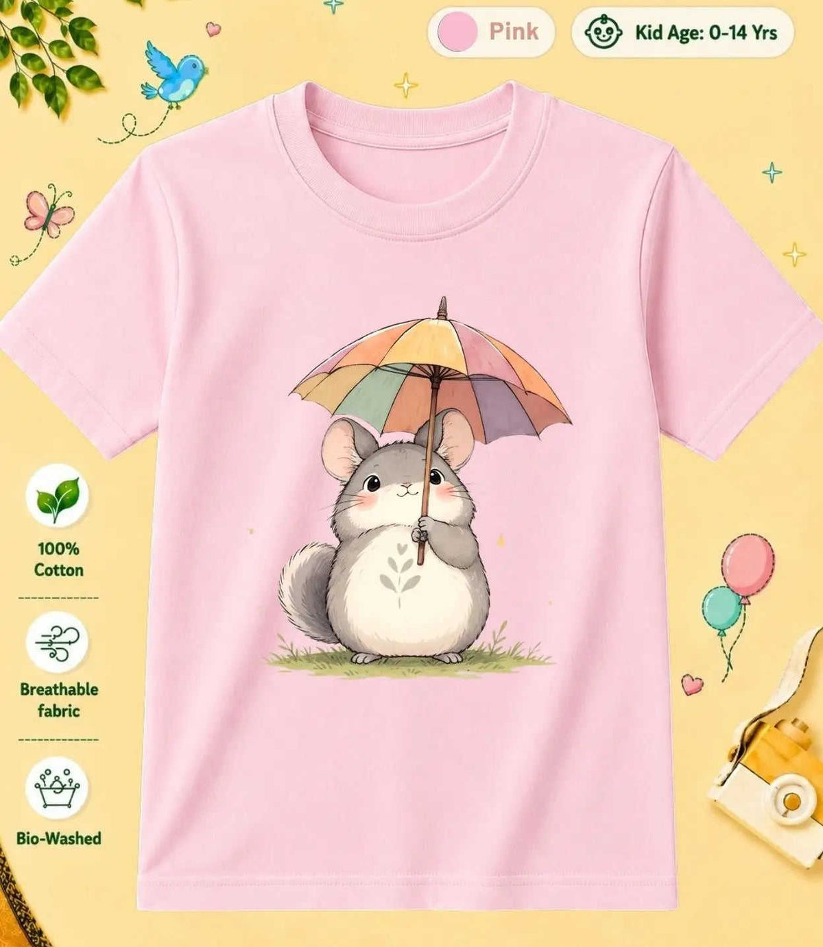 10 February Special Day Kid Cotton Tshirt Swiftsoul
