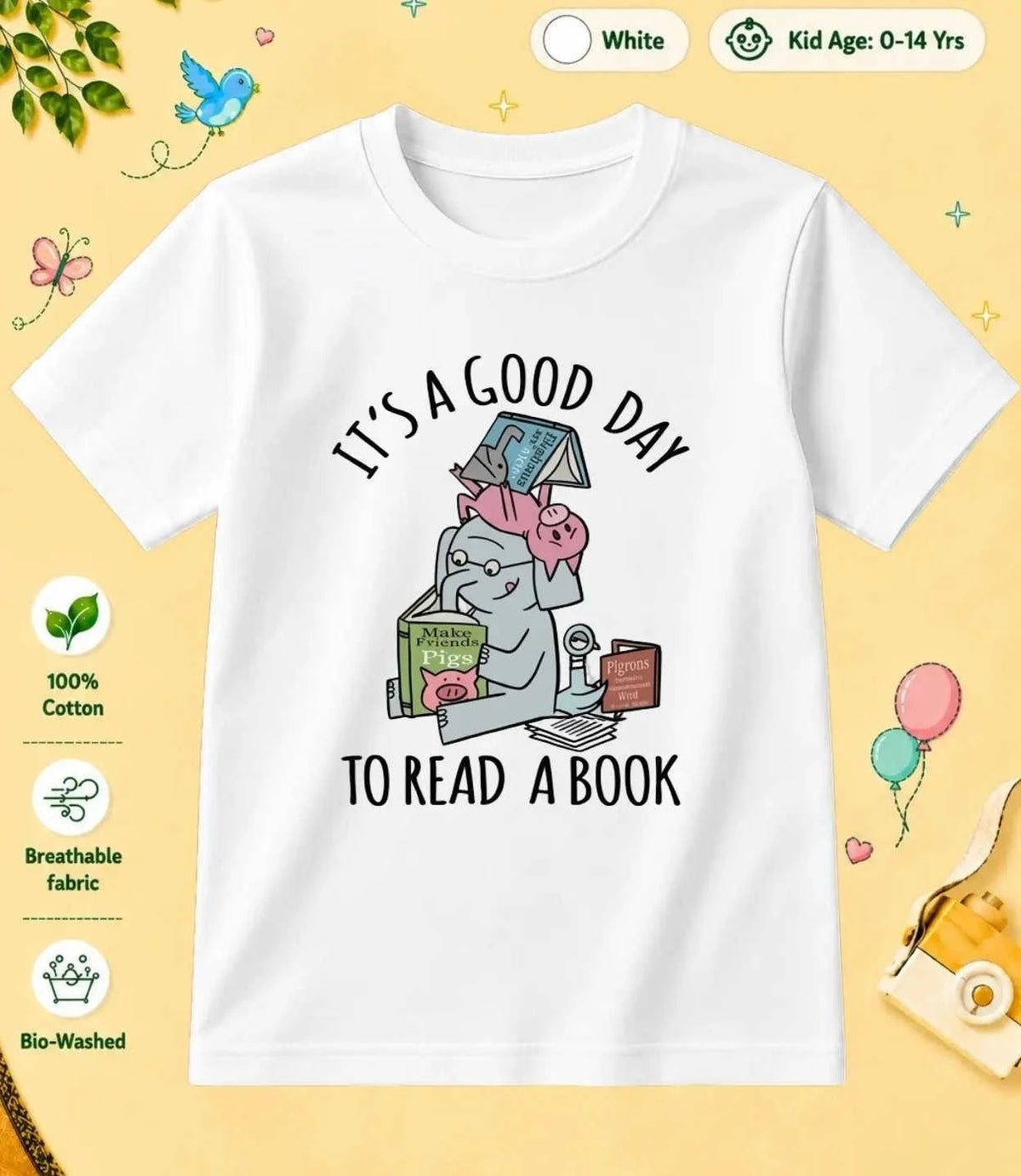 10 November Special Day Kid Cotton Tee Swiftsoul