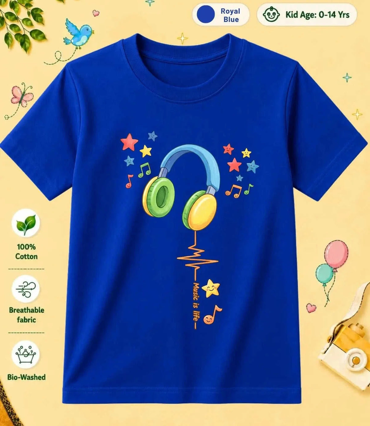 10 October Special Day Kid Cotton Tee Swiftsoul