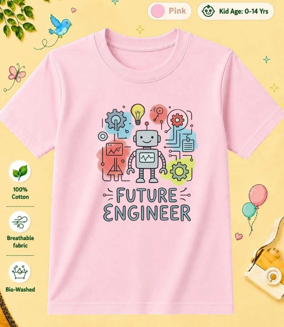 11 December Special Day Kid Cotton Tee Swiftsoul