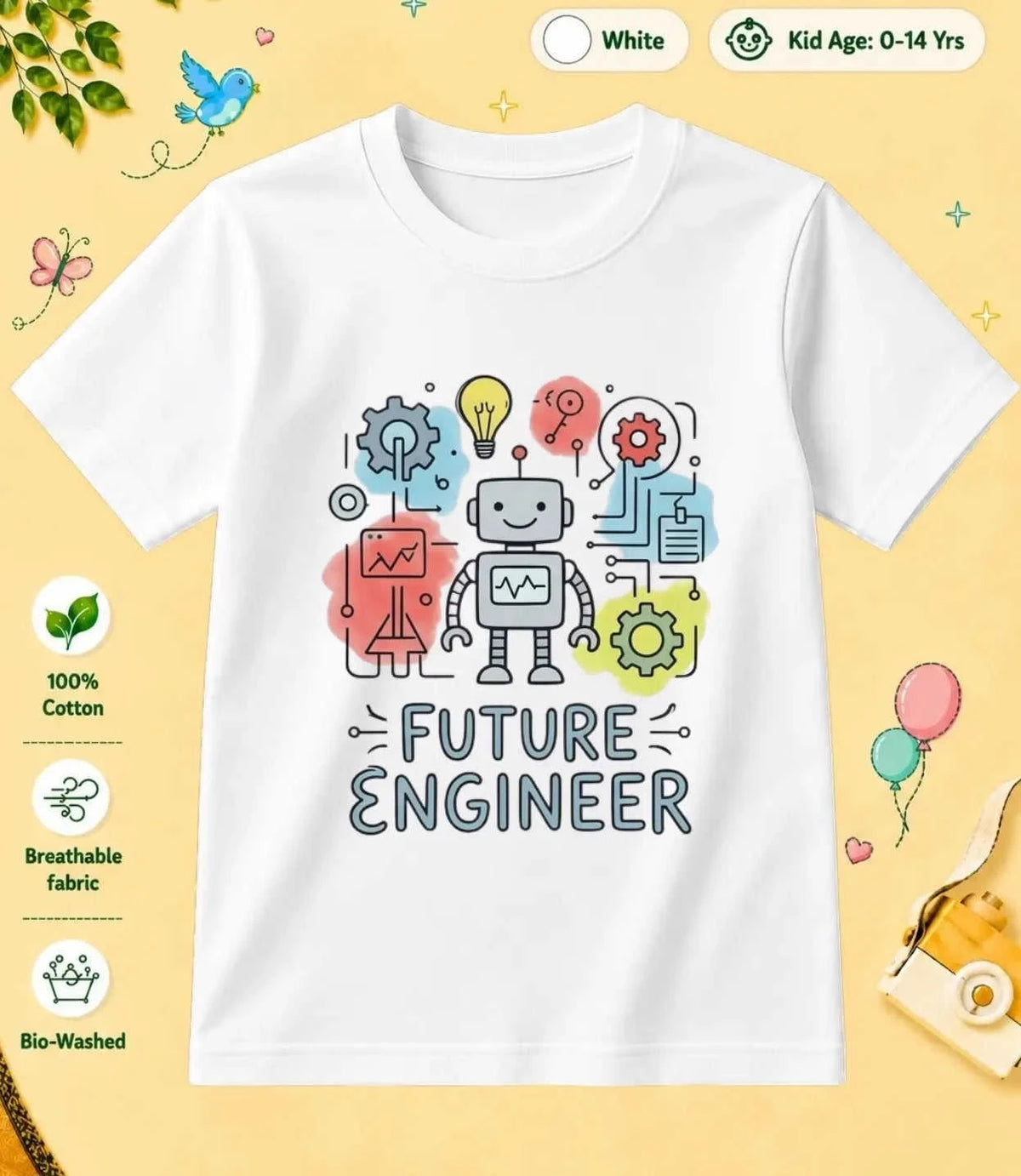11 December Special Day Kid Cotton Tee Swiftsoul