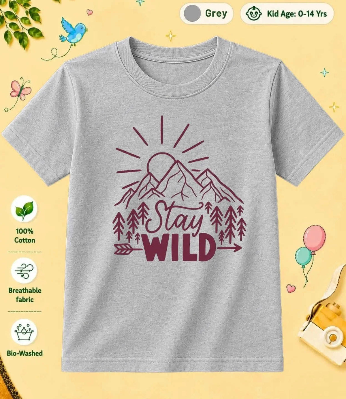 11 December Special Day Kid Cotton Tee Swiftsoul