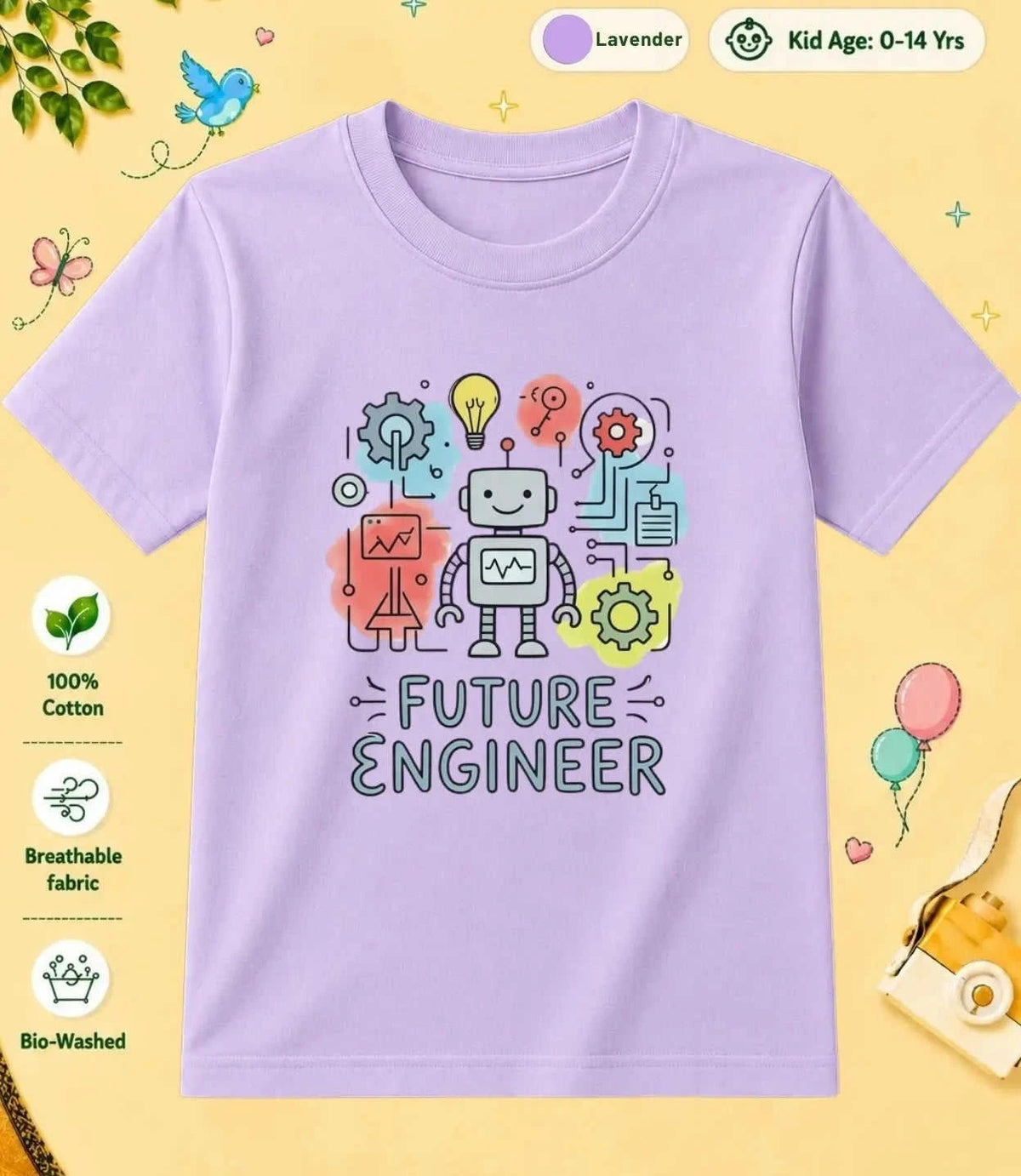 11 December Special Day Kid Cotton Tee Swiftsoul