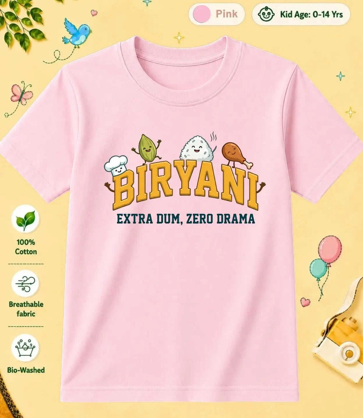 11 October Special Day Kid Cotton Tee Swiftsoul