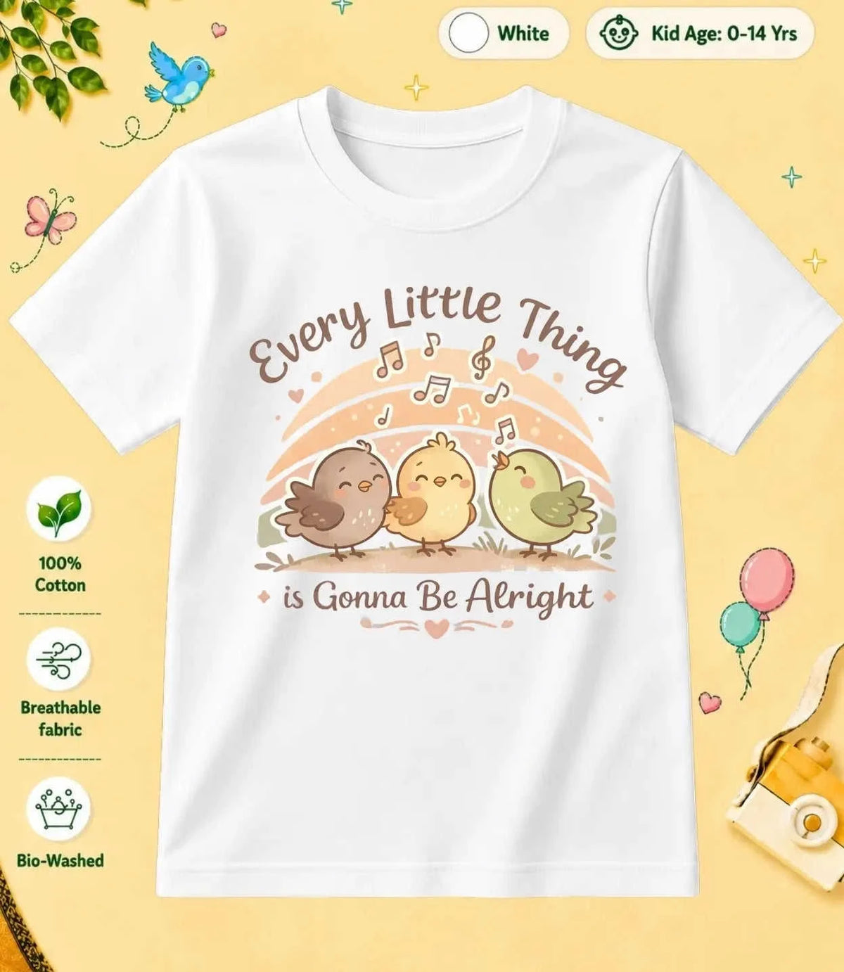 11 October Special Day Kid Cotton Tee Swiftsoul