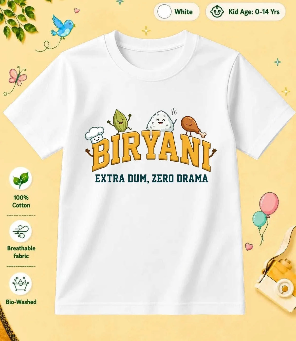 11 October Special Day Kid Cotton Tee Swiftsoul