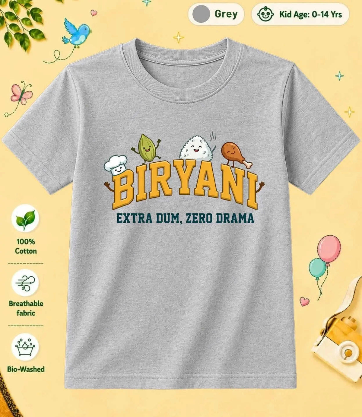 11 October Special Day Kid Cotton Tee Swiftsoul