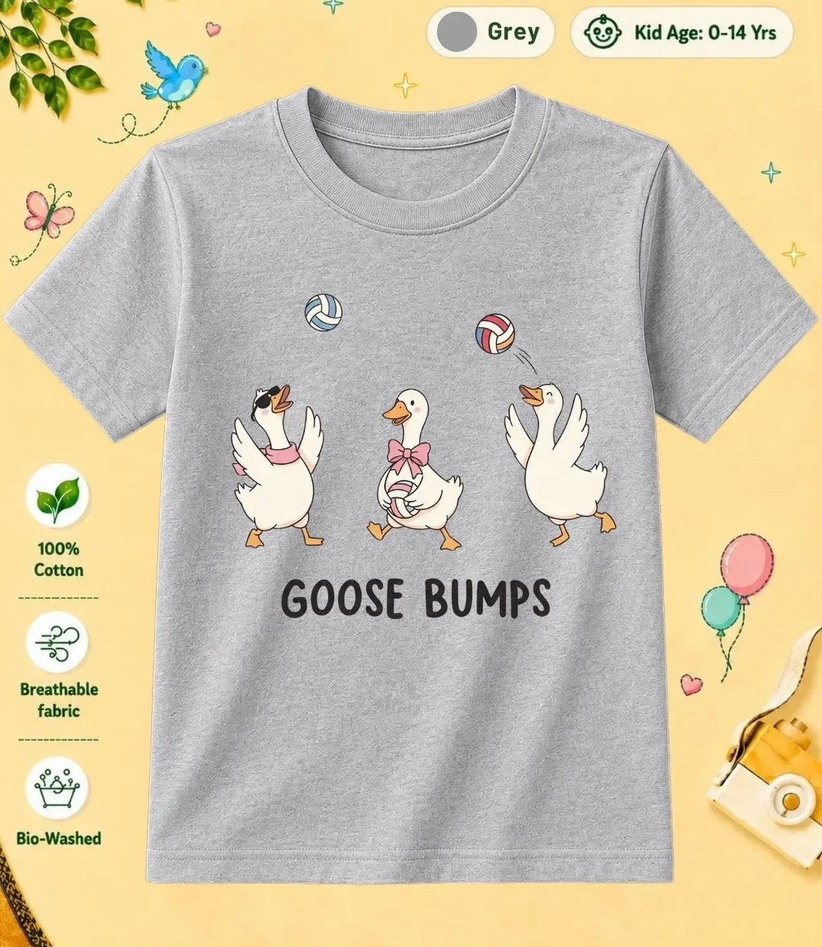 4 February Special Day Kid Cotton Tshirt