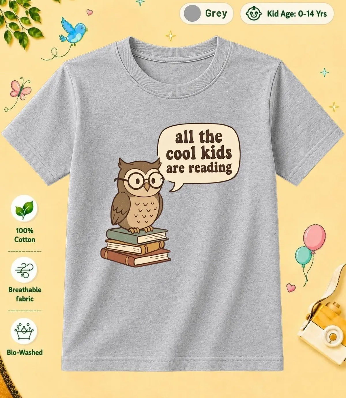 4 February Special Day Kid Cotton Tshirt