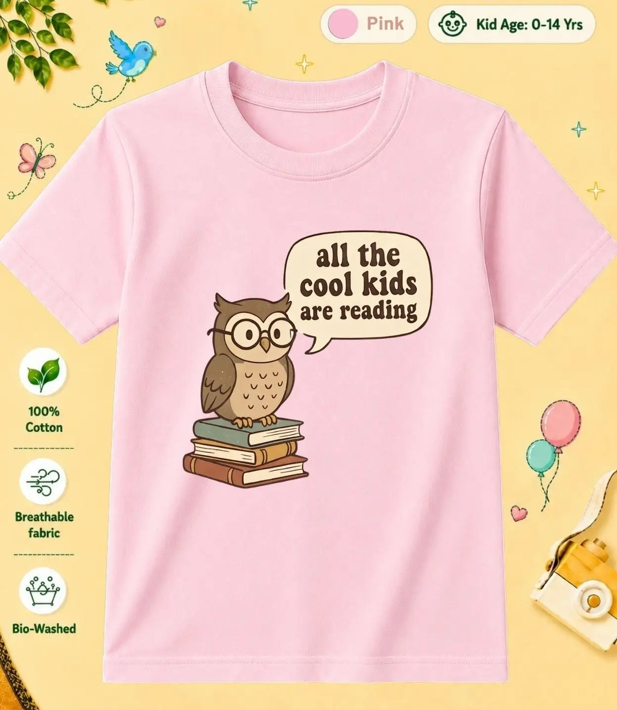 4 February Special Day Kid Cotton Tshirt