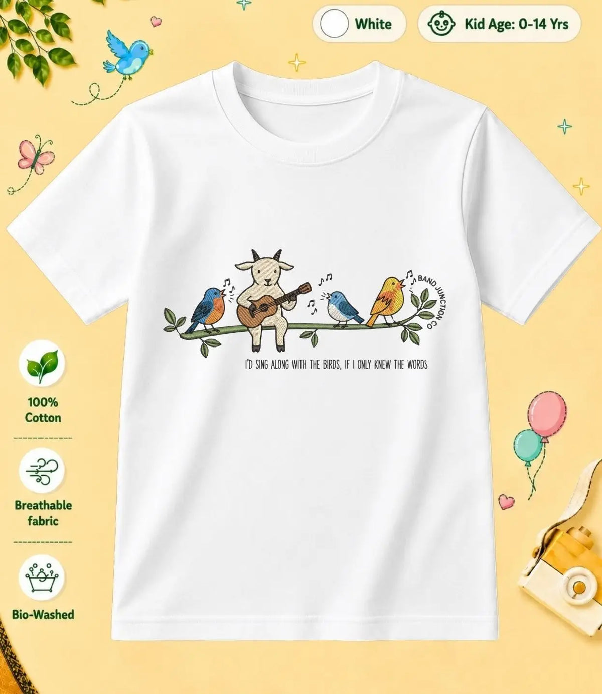 4 February Special Day Kid Cotton Tshirt