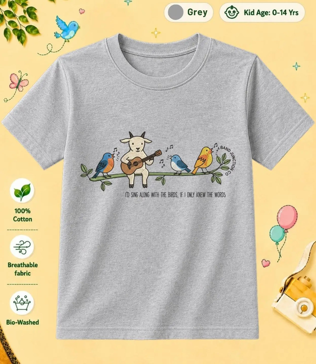 4 February Special Day Kid Cotton Tshirt