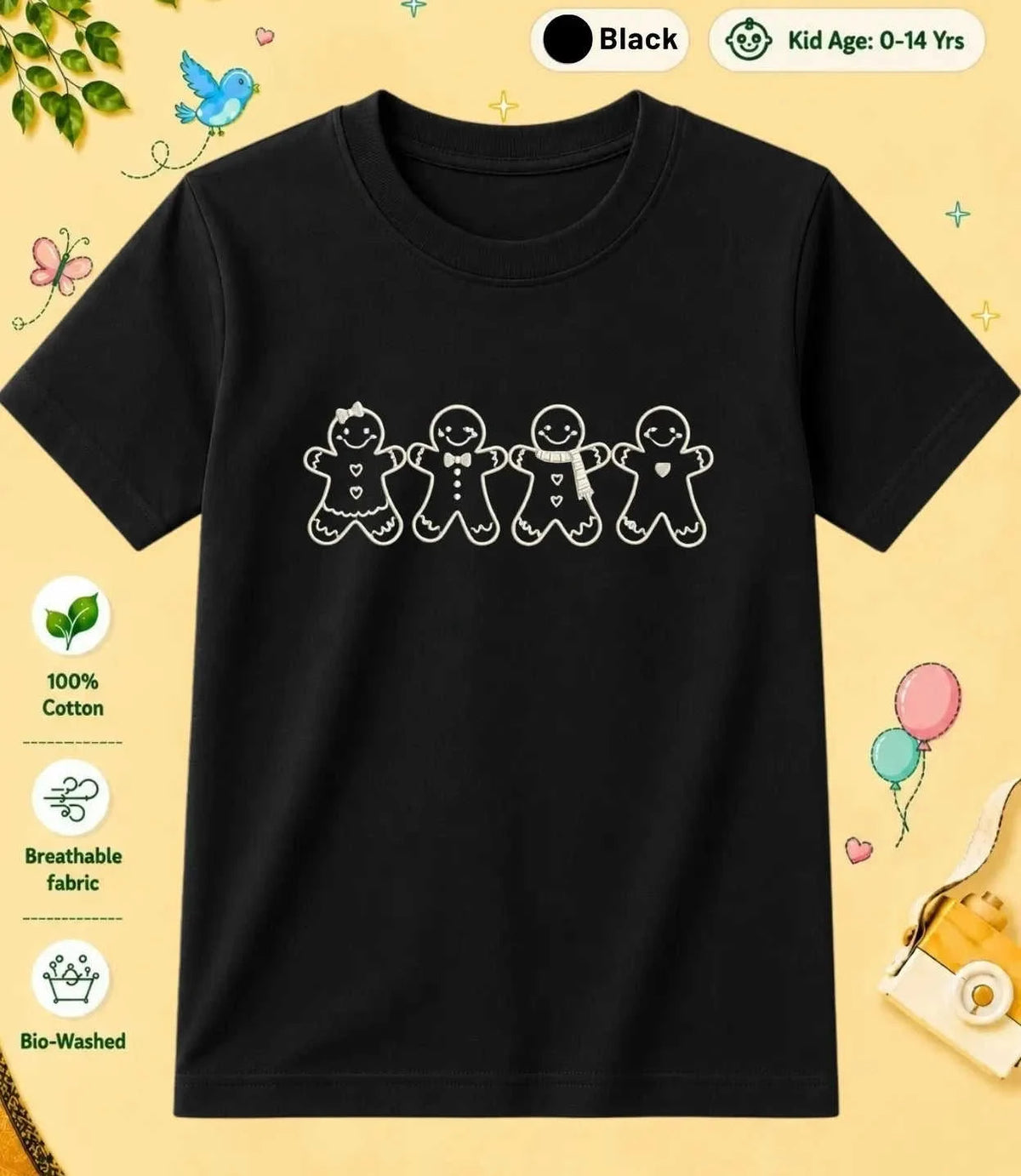 12 December Special Day Kid Cotton Tee Swiftsoul