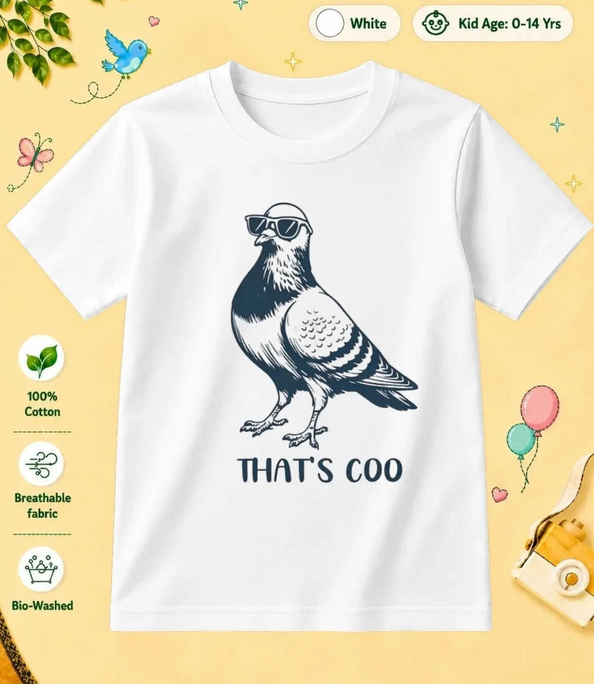 12 November Special Day Kid Cotton Tee Swiftsoul