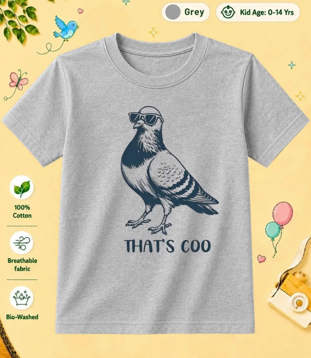 12 November Special Day Kid Cotton Tee Swiftsoul
