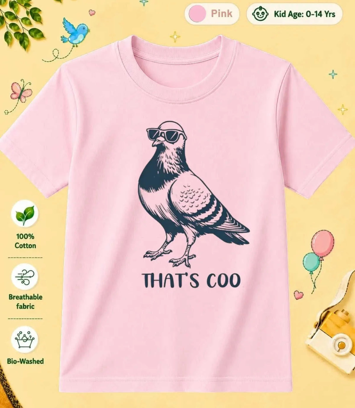 12 November Special Day Kid Cotton Tee Swiftsoul