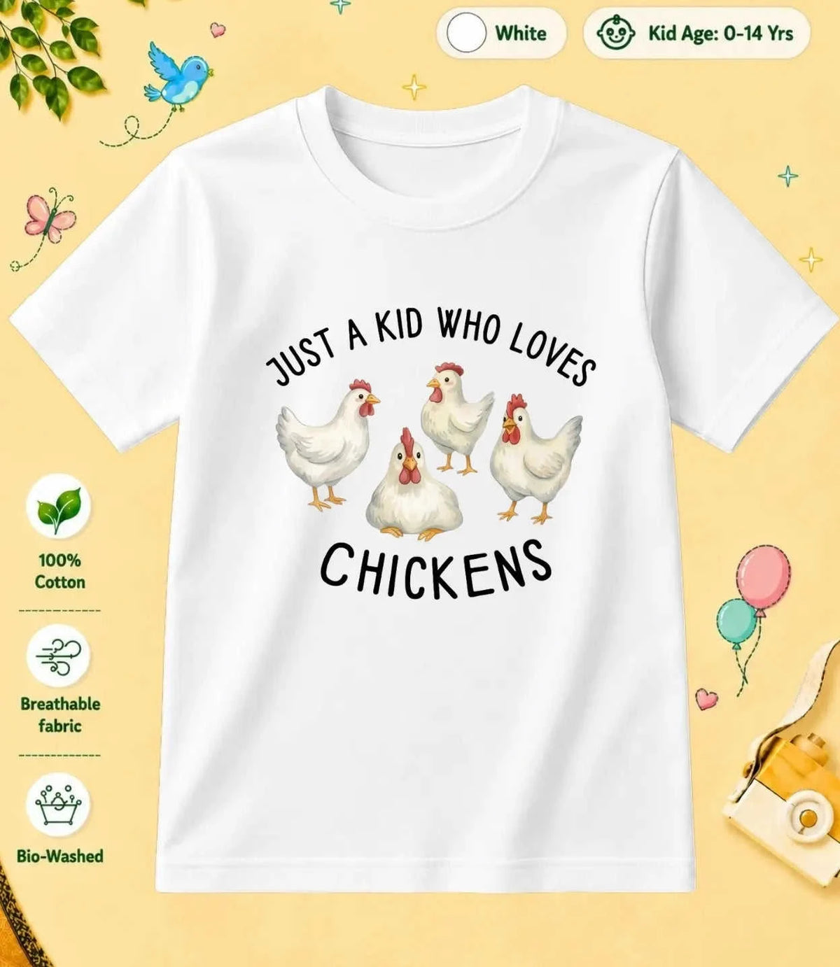 12 November Special Day Kid Cotton Tee Swiftsoul