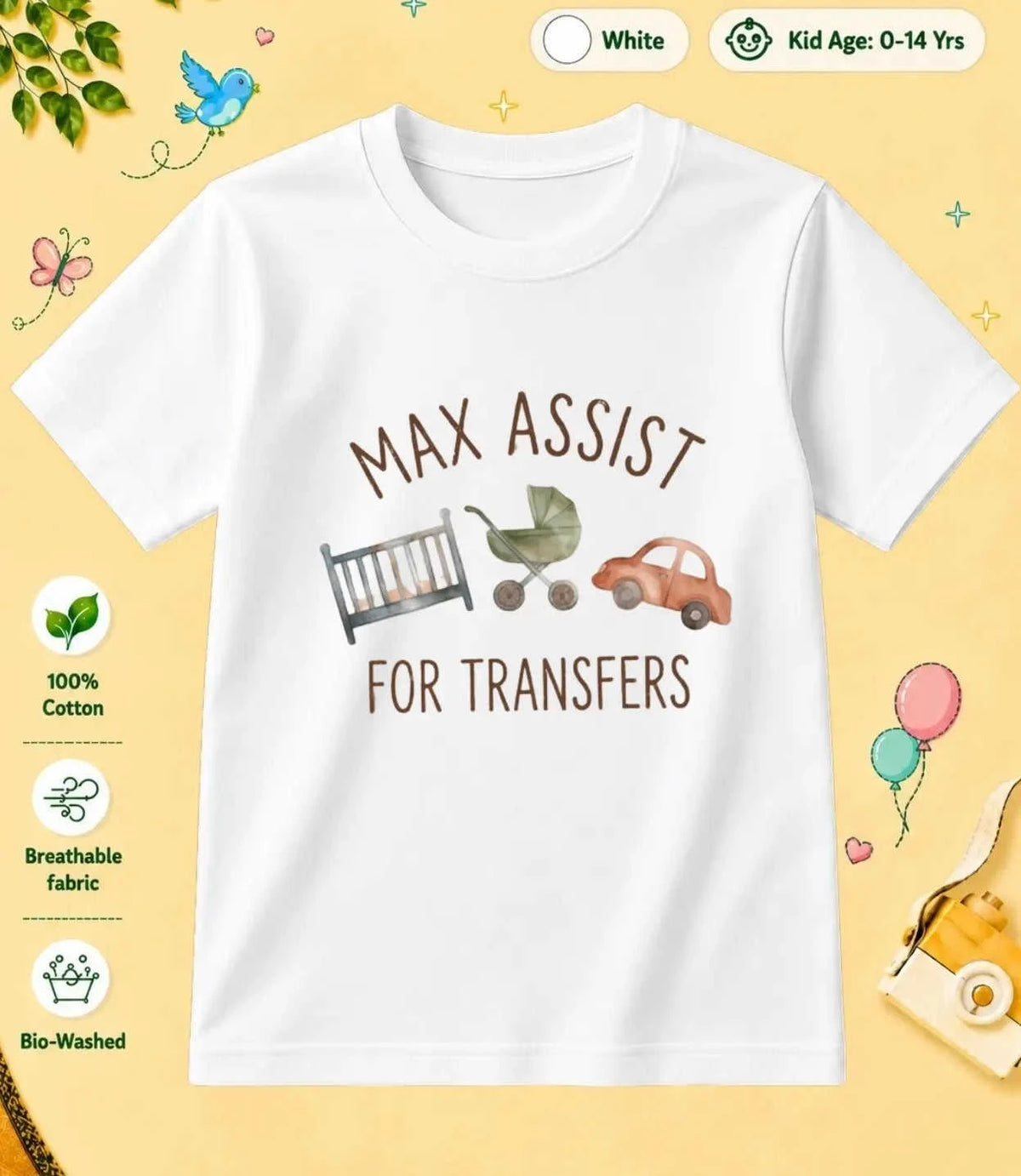 12 November Special Day Kid Cotton Tee Swiftsoul
