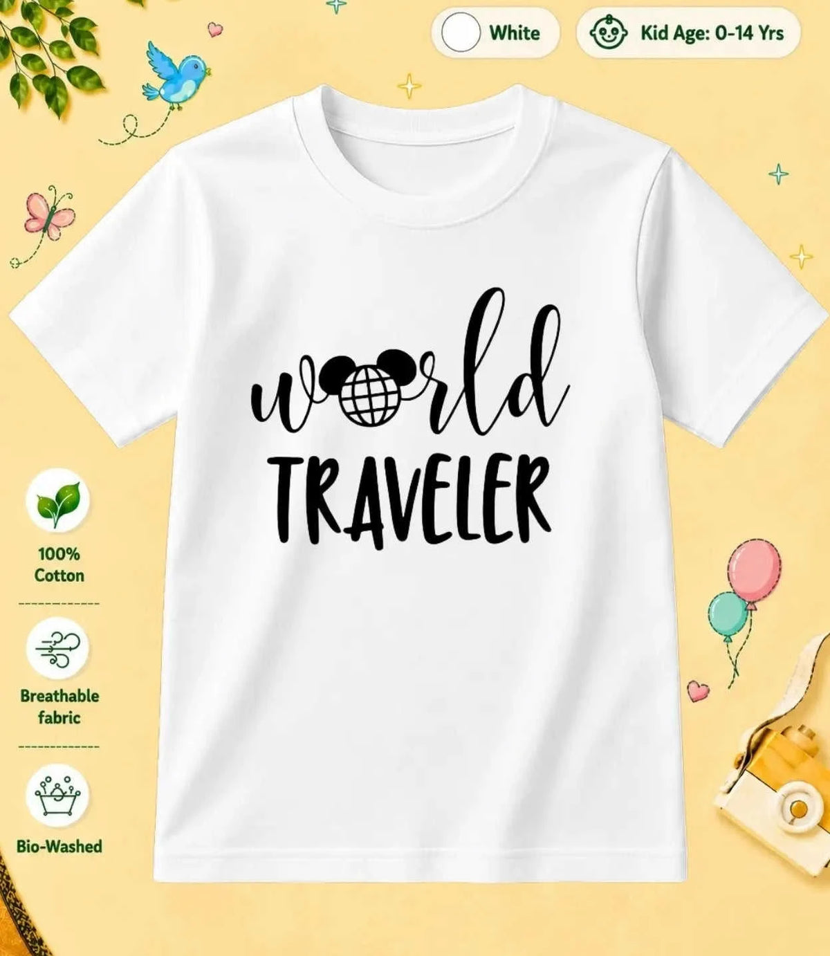12 November Special Day Kid Cotton Tee Swiftsoul