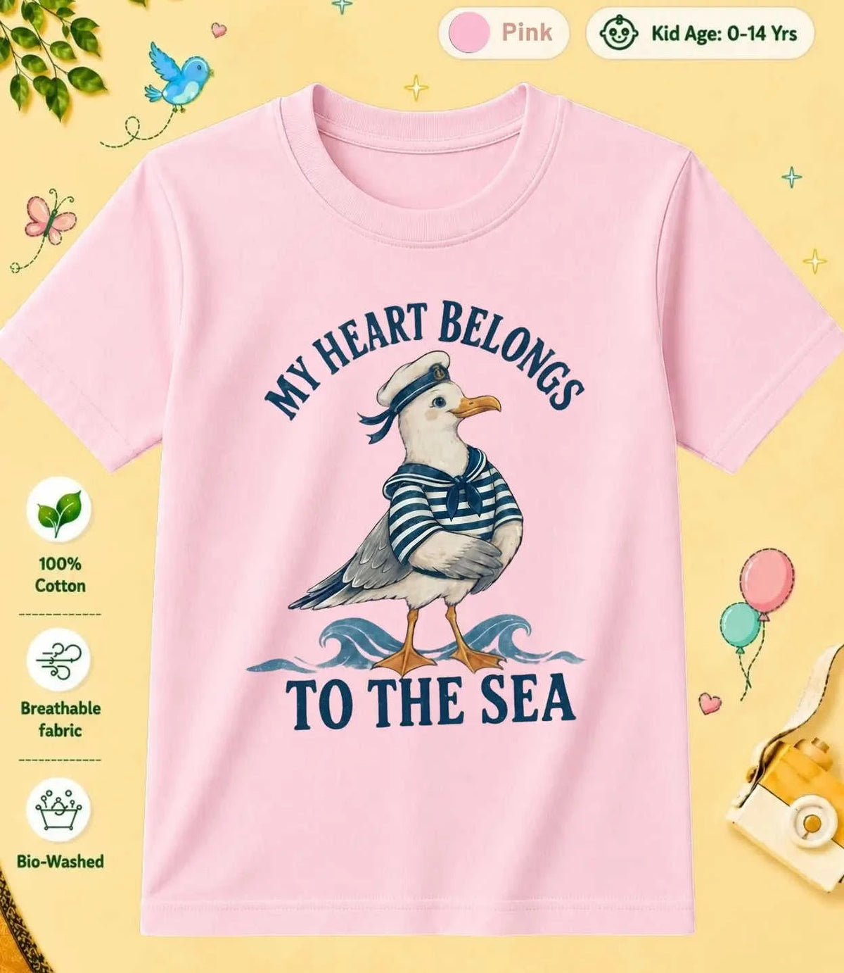 12 October Special Day Kid Cotton Tee Swiftsoul