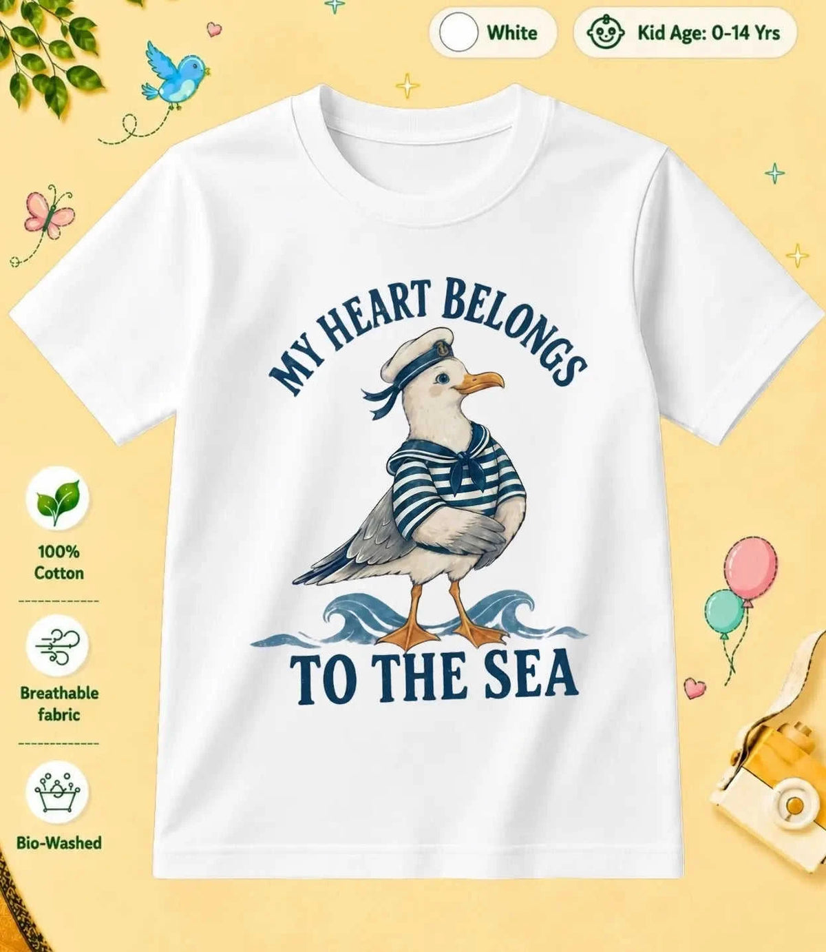 12 October Special Day Kid Cotton Tee Swiftsoul