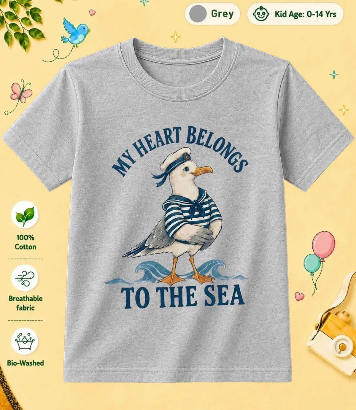 12 October Special Day Kid Cotton Tee Swiftsoul