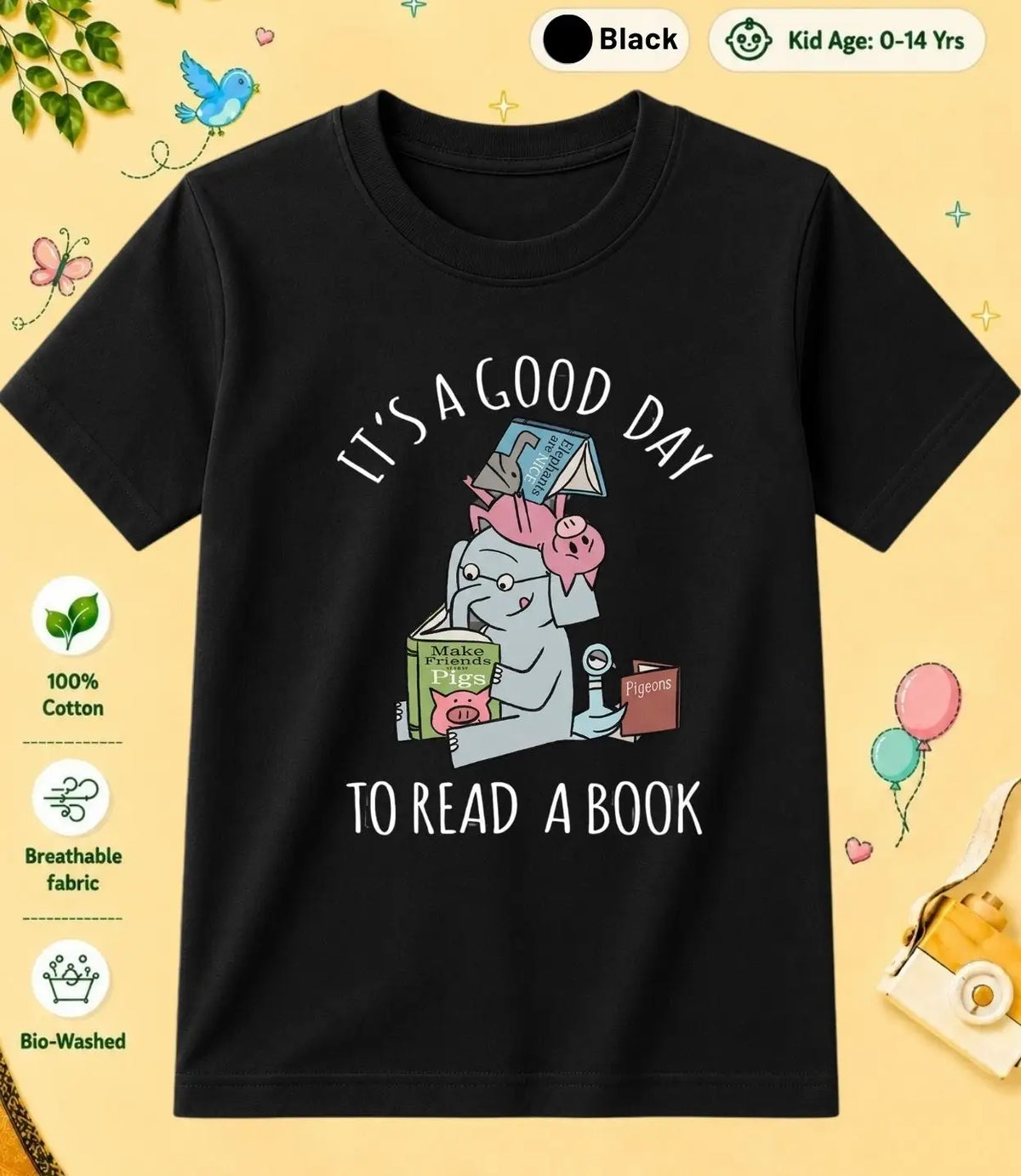 6 February Special Day Kid Cotton Tshirt