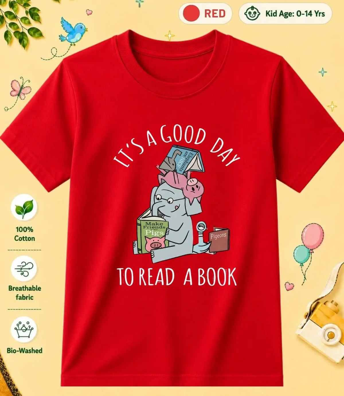 6 February Special Day Kid Cotton Tshirt