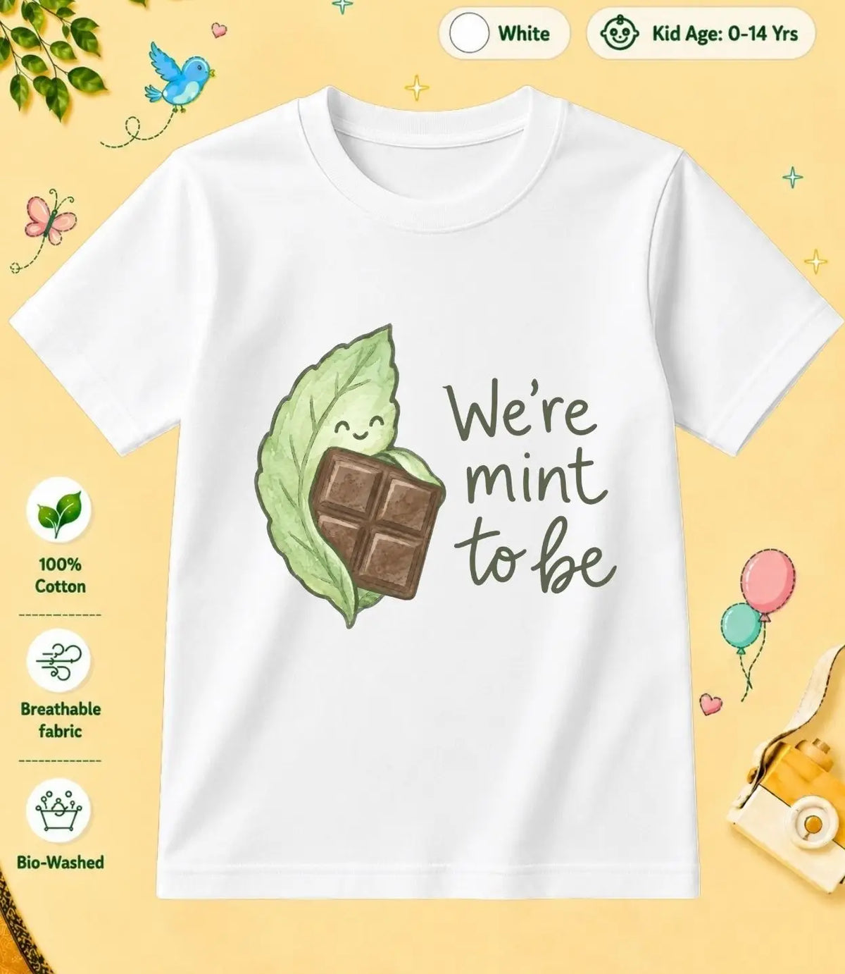 9 February Special Day Kid Cotton Tshirt