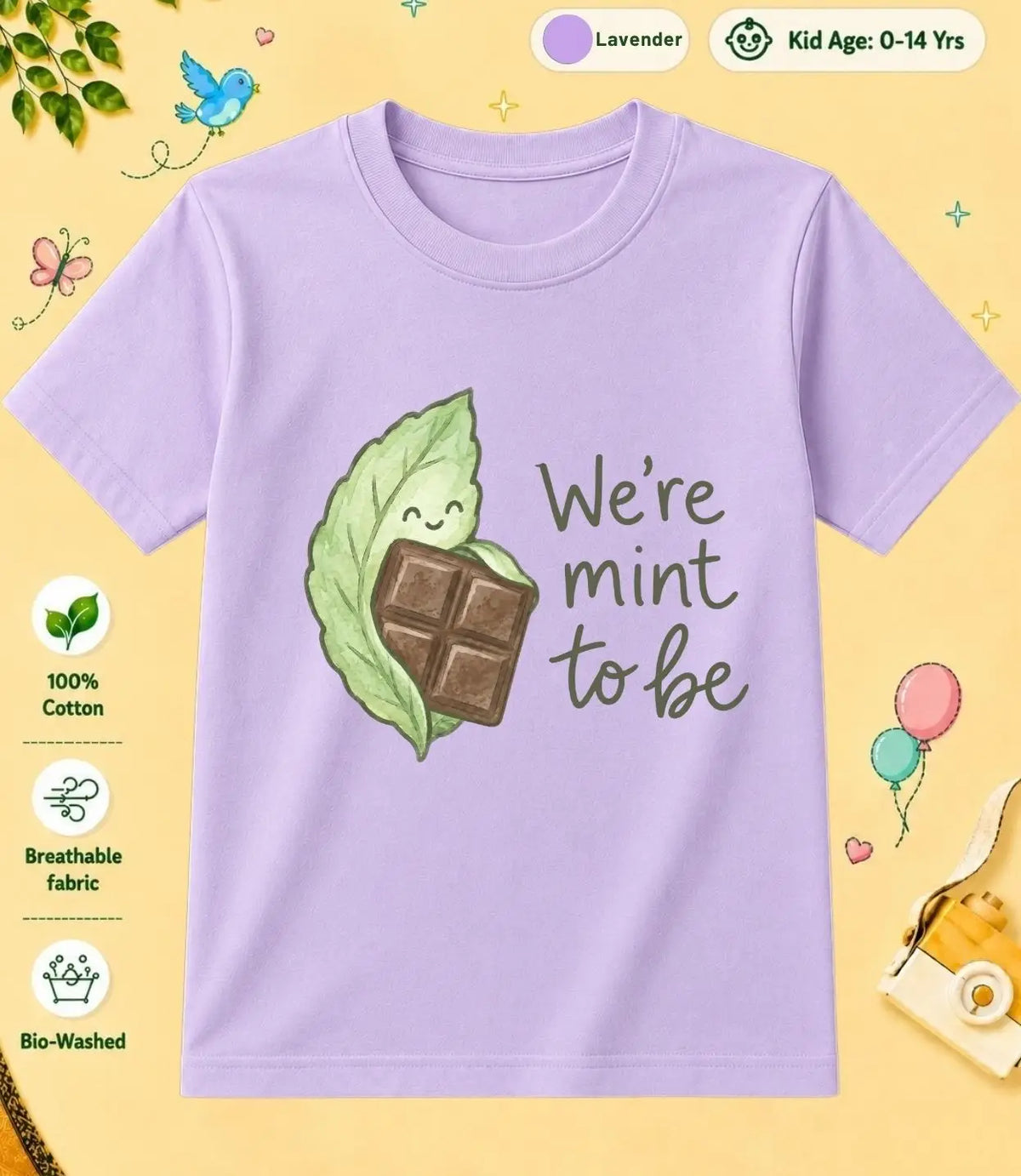 9 February Special Day Kid Cotton Tshirt