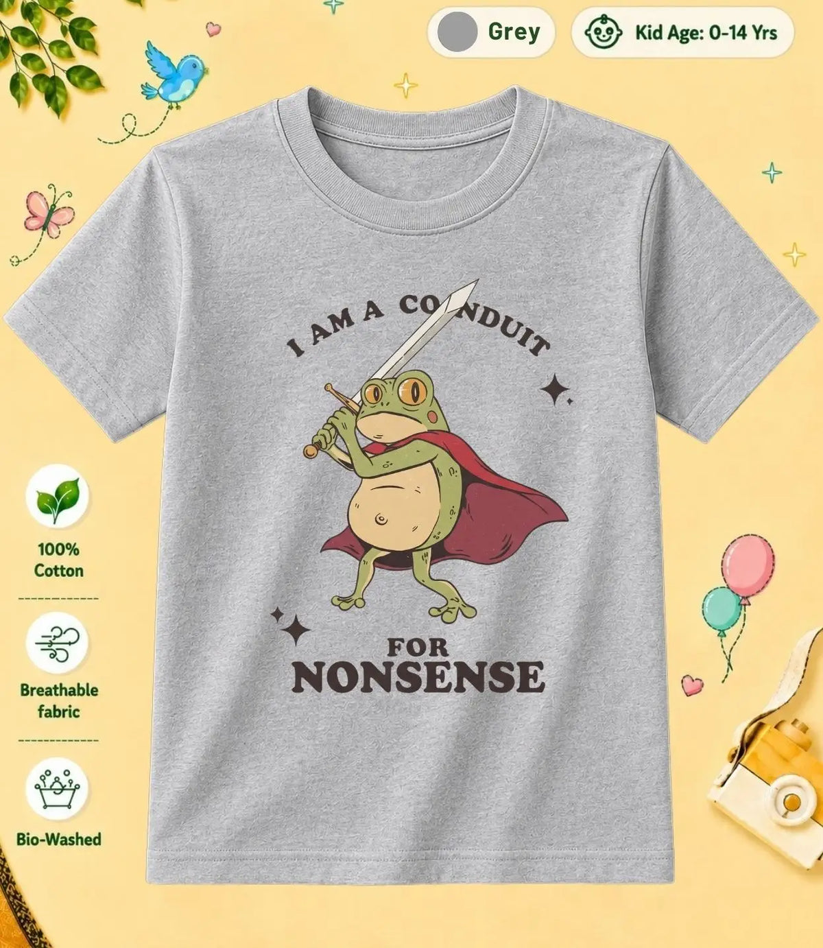 9 February Special Day Kid Cotton Tshirt