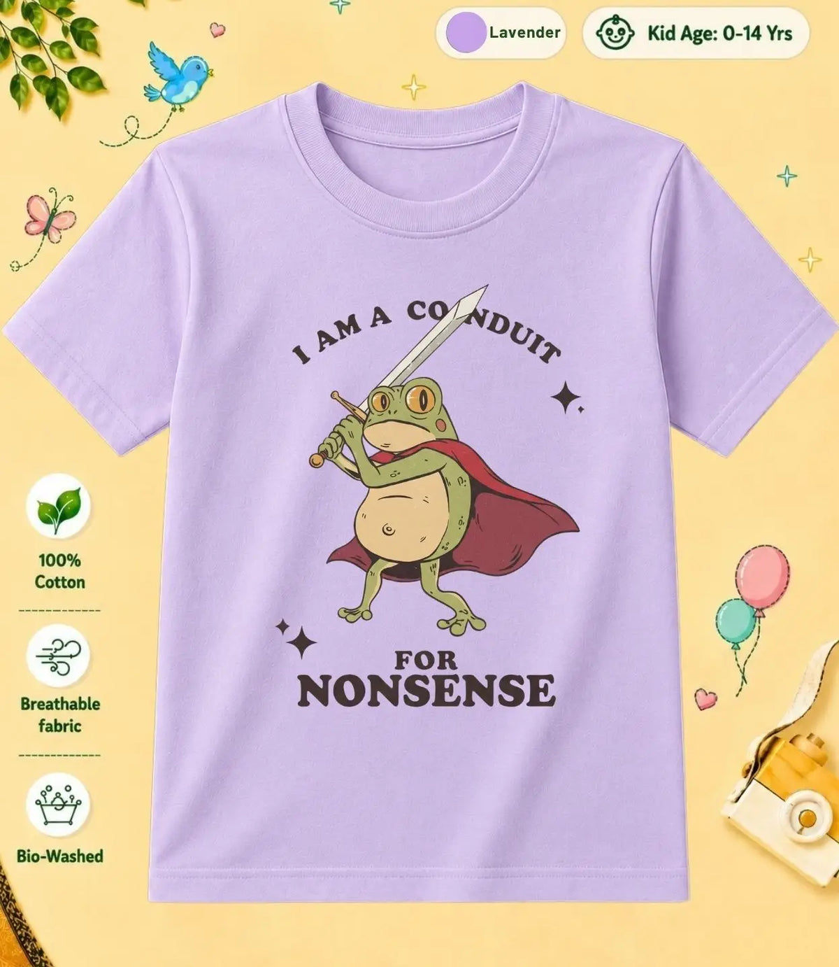 9 February Special Day Kid Cotton Tshirt