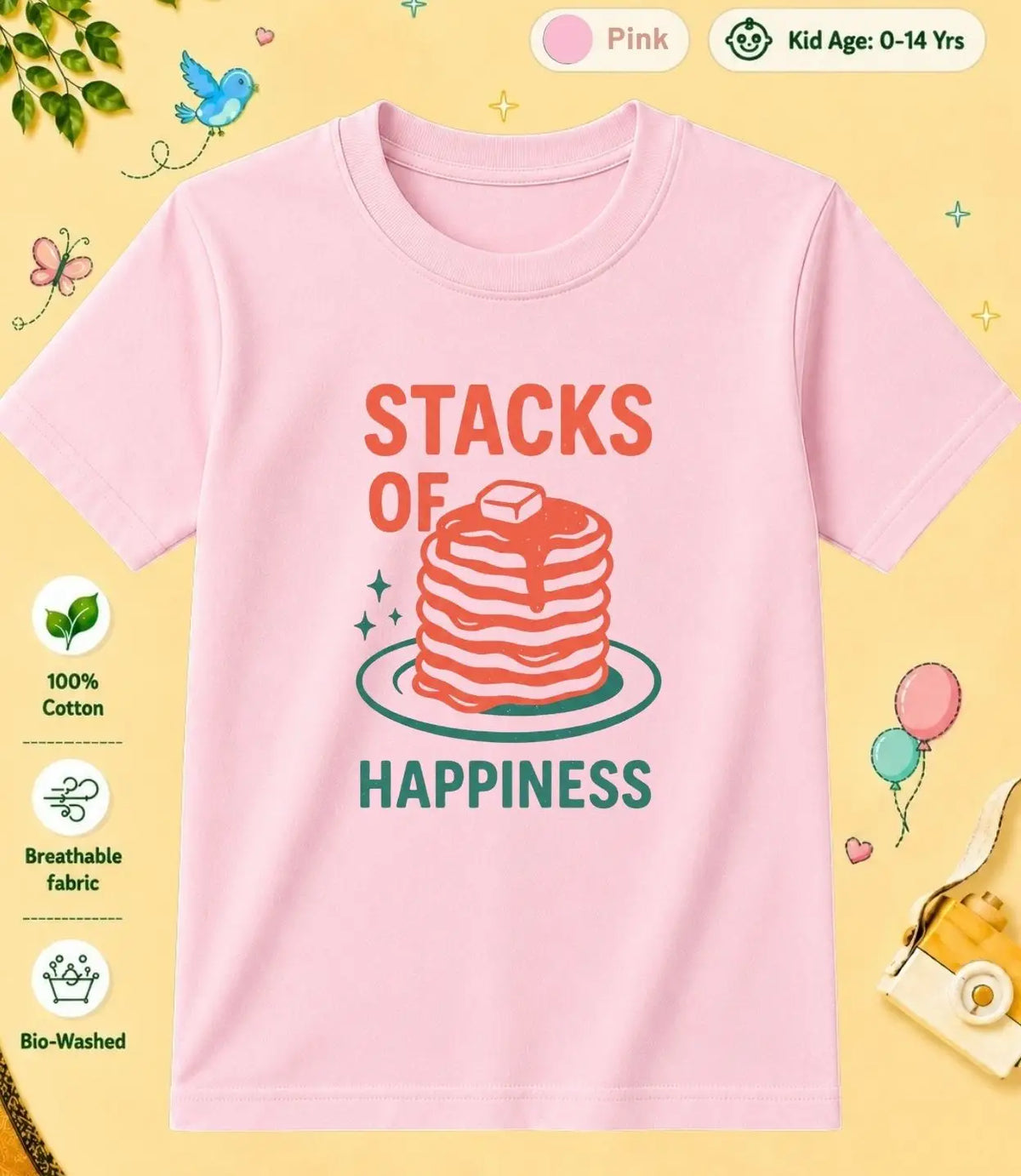 9 February Special Day Kid Cotton Tshirt
