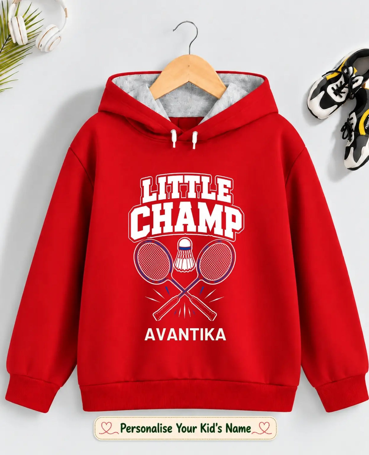 Future Sport Star Kid Custom Cotton Hoodie